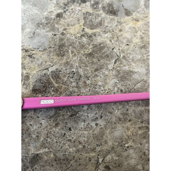 Modo MC 042 BLKPK Black Pink Plastic Cateye Retro Chic Eyeglasses Frames Japan - Picture 4 of 6